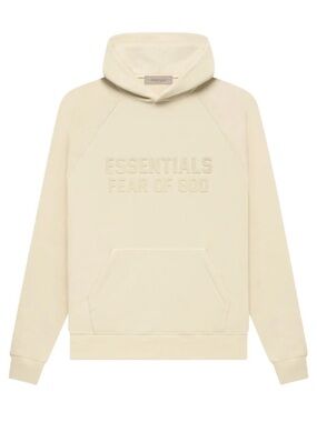 Fear of God Essentials Egg Shell Cream Hoodie Unisex XS